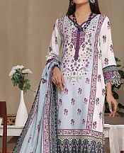 Vs Textile Off-white/Grey Cambric Suit- Pakistani Winter Dress