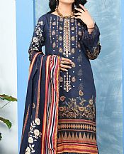 Midnight Blue Linen Suit- Pakistani Winter Clothing
