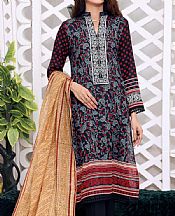 Black Lawn Suit- Pakistani Lawn Dress