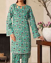 Vs Textile Sea Green Cotton Suit (2 Pcs)- Pakistani Lawn Dress