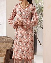 Vs Textile Peach Cotton Suit (2 Pcs)- Pakistani Designer Lawn Suits