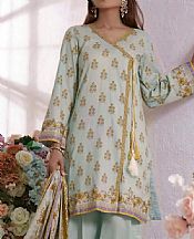 Light Turquoise Cambric Suit- Pakistani Lawn Dress