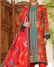 Vs Textile Scarlet Lawn Suit- Pakistani Designer Lawn Suits