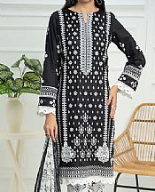 Vs Textile Black/White Lawn Suit- Pakistani Lawn Dress