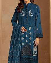 Vs Textile Denim Blue Khaddar Suit- Pakistani Winter Dress