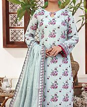 Vs Textile Sky Blue Lawn Suit- Pakistani Lawn Dress