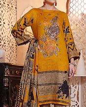 Vs Textile Dirty Orange Lawn Suit- Pakistani Designer Lawn Suits