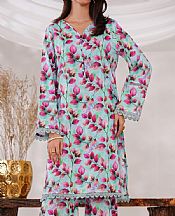 Vs Textile Pale Aqua Cambric Suit (2 pcs)- Pakistani Winter Dress