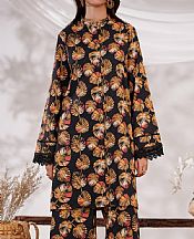 Vs Textile Black Cambric Suit (2 pcs)- Pakistani Winter Dress