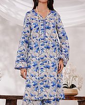 Vs Textile Light Grey/Blue Cambric Suit (2 pcs)- Pakistani Winter Dress