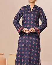 Vs Textile Navy Cambric Suit (2 Pcs)- Pakistani Winter Dress