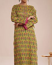 Vs Textile Olive Cambric Suit (2 Pcs)- Pakistani Winter Clothing