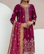 Vs Textile Pansy Purple Cotton Suit- Pakistani Winter Clothing
