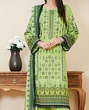 Light Green Lawn Suit
