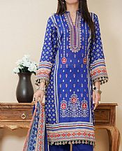 Royal Blue Lawn Suit