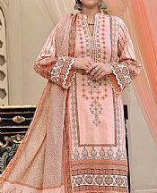 Vs Textile Cavern Pink Lawn Suit- Pakistani Designer Lawn Suits