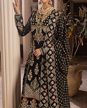 Vs Textile Black Chiffon Suit- Pakistani Chiffon Dress