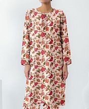 Vs Textile Peach Cambric Suit (2 Pcs)- Pakistani Winter Dress