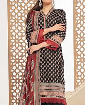 Vs Textile Black Lawn Suit- Pakistani Lawn Dress