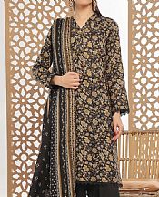 Vs Textile Black Lawn Suit- Pakistani Lawn Dress