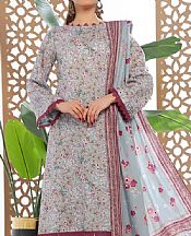 Vs Textile Grey Lawn Suit- Pakistani Designer Lawn Suits