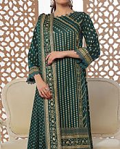 Vs Textile Green Lawn Suit- Pakistani Designer Lawn Suits