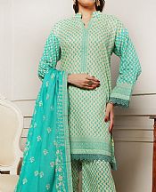 Vs Textile Sea Green Lawn Suit- Pakistani Lawn Dress