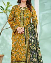 Orange Lawn Suit