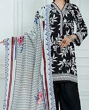 Vs Textile Black Lawn Suit- Pakistani Lawn Dress