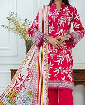 Vs Textile Solid Pink Lawn Suit- Pakistani Designer Lawn Suits