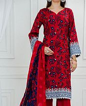 Vs Textile Scarlet Lawn Suit- Pakistani Designer Lawn Suits
