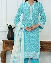 Vs Textile Ice Blue Lawn Suit- Pakistani Designer Lawn Suits