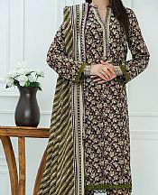 Vs Textile Olive/Purple Lawn Suit- Pakistani Designer Lawn Suits