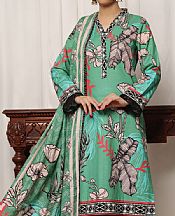 Vs Textile Emerald Green Khaddar Suit- Pakistani Winter Clothing