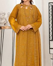 Vs Textile Golden Orange Lawn Suit- Pakistani Designer Lawn Suits