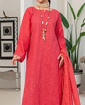 Pastel Red Lawn Suit