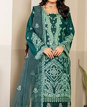 Bottle Green Lawn Suit