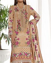 Vs Textile Fawn Dhanak Suit- Pakistani Winter Dress