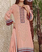 Vs Textile Pinkish Tan Dhanak Suit- Pakistani Winter Clothing