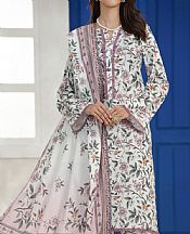 Vs Textile Off White Cambric Suit- Pakistani Lawn Dress