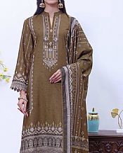 Vs Textile Dark Taupe Shimmery Suit- Pakistani Winter Clothing