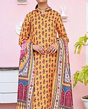 Vs Textile Apricot Pashmina Suit- Pakistani Winter Clothing