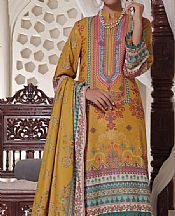 Vs Textile Orange Karandi Suit- Pakistani Winter Clothing