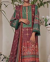 Wine Karandi Suit