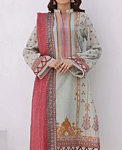 Vs Textile Grey Nickle Lawn Suit- Pakistani Designer Lawn Suits