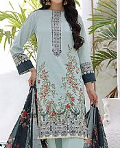 Vs Textile Light Turquoise Lawn Suit- Pakistani Designer Lawn Suits