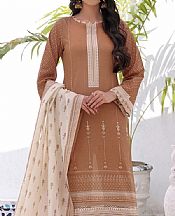 Vs Textile Brownish Lawn Suit- Pakistani Lawn Dress
