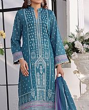 Vs Textile Dirty Blue Lawn Suit- Pakistani Lawn Dress