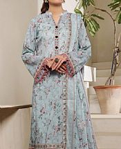 Cadet Grey Lawn Suit