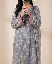 Vs Textile Grey Lawn Suit- Pakistani Lawn Dress